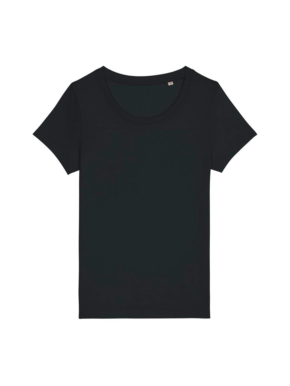 dna merch Femme Fitted T-Shirt Damen schwarz Biobaumwolle