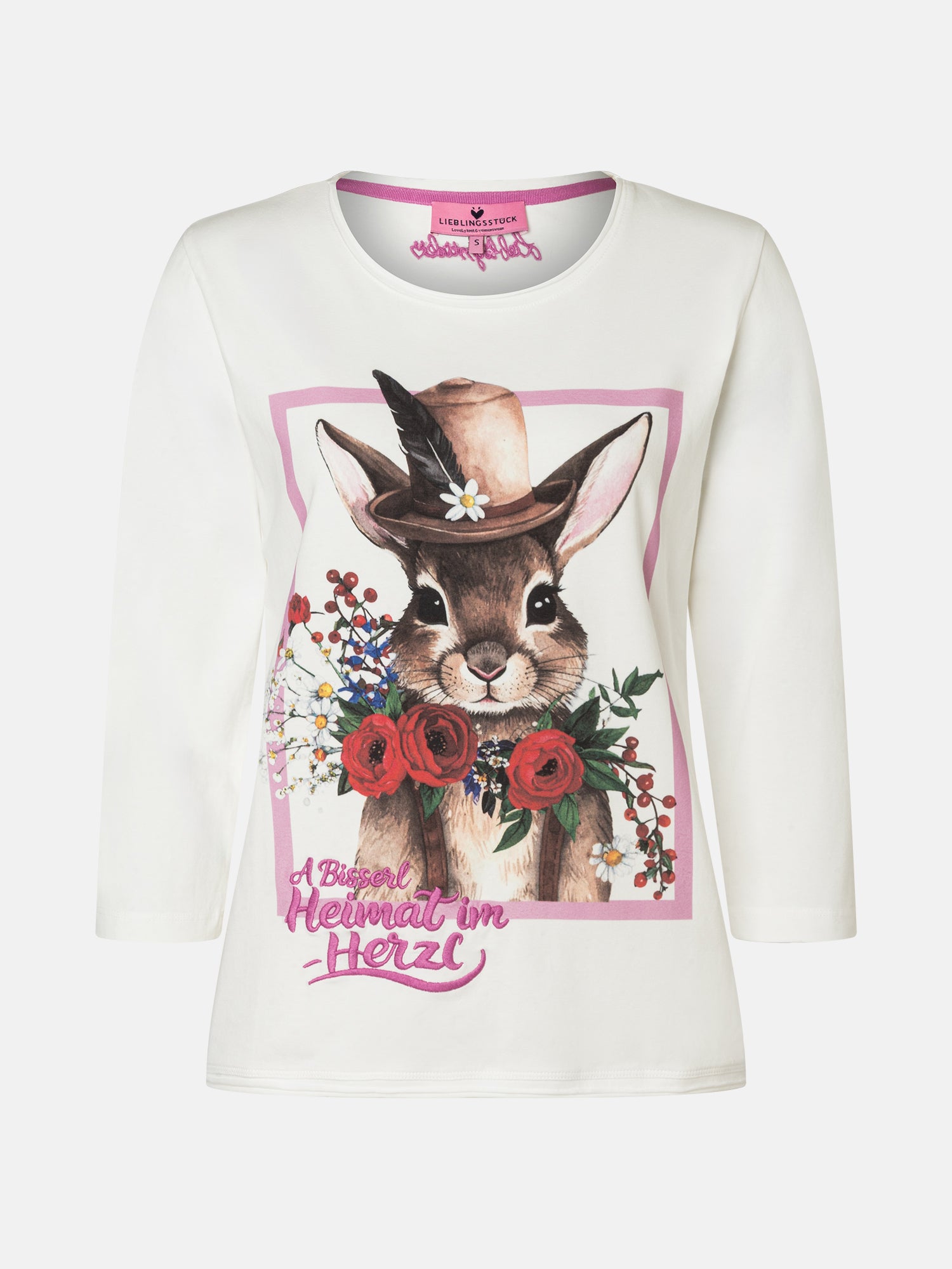 Lieblingsstück LeonaL Longsleeve Baumwolle Off White