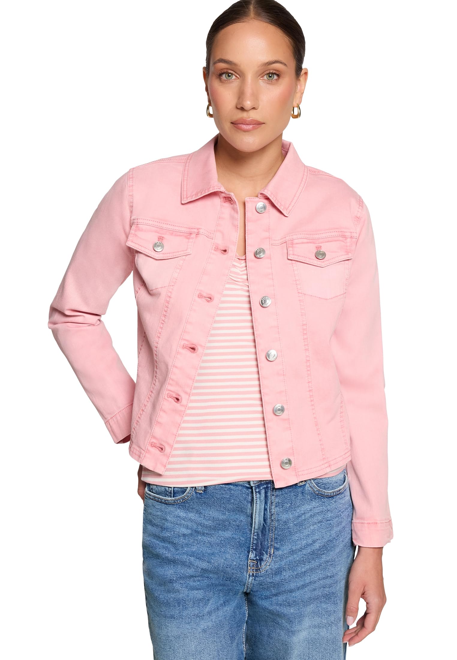 zero Blazer-Jacke im Jeans-Look Jacke 40 Bridal Rose