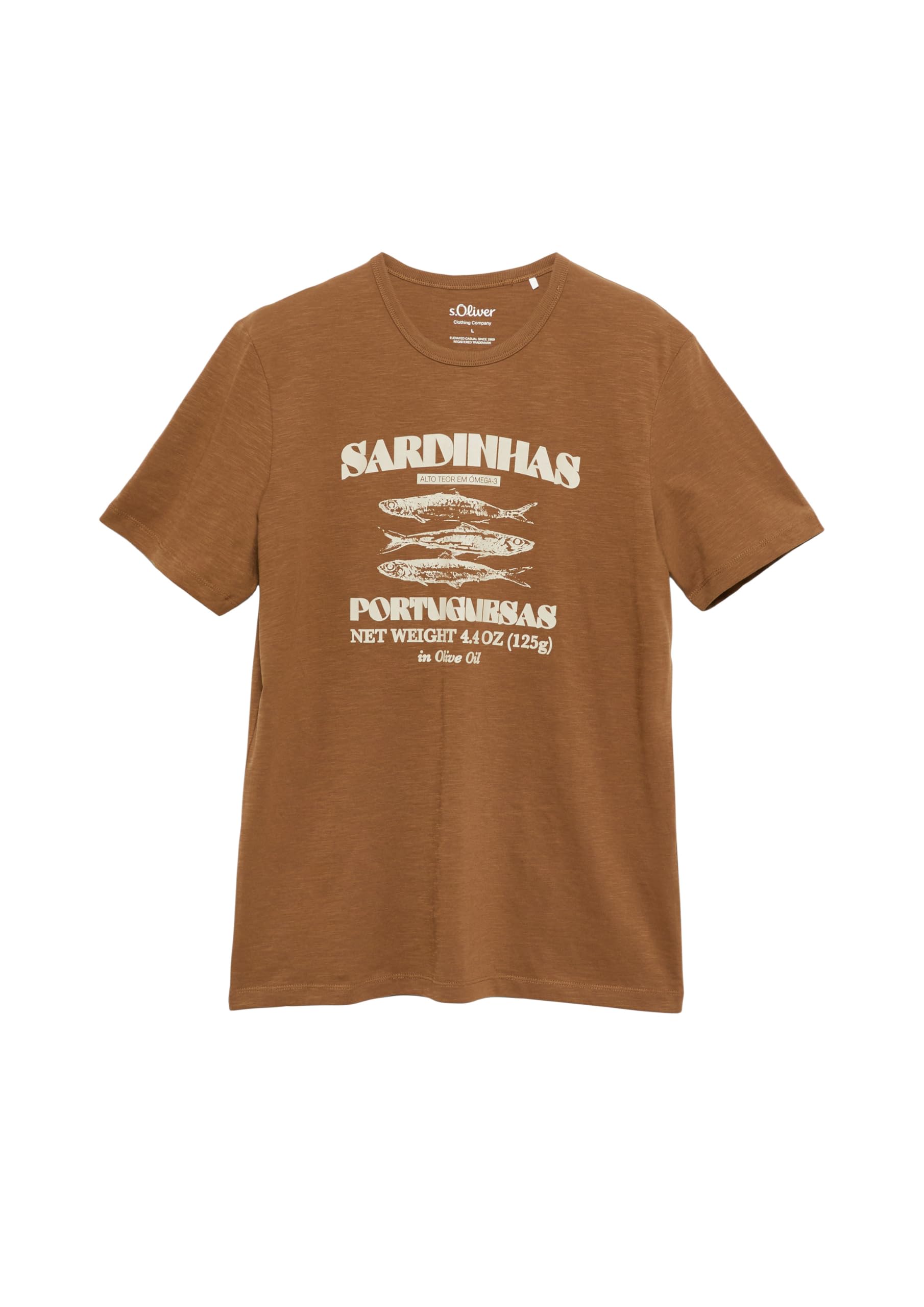 s.Oliver Junior Flammgarn T-Shirt Artwork Baumwolle