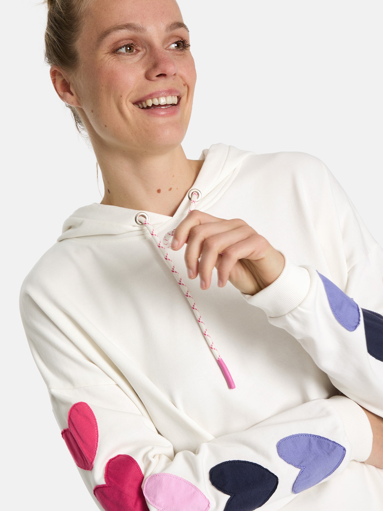 Lieblingsstück CaraEP Hoodie offwhite Baumwolle