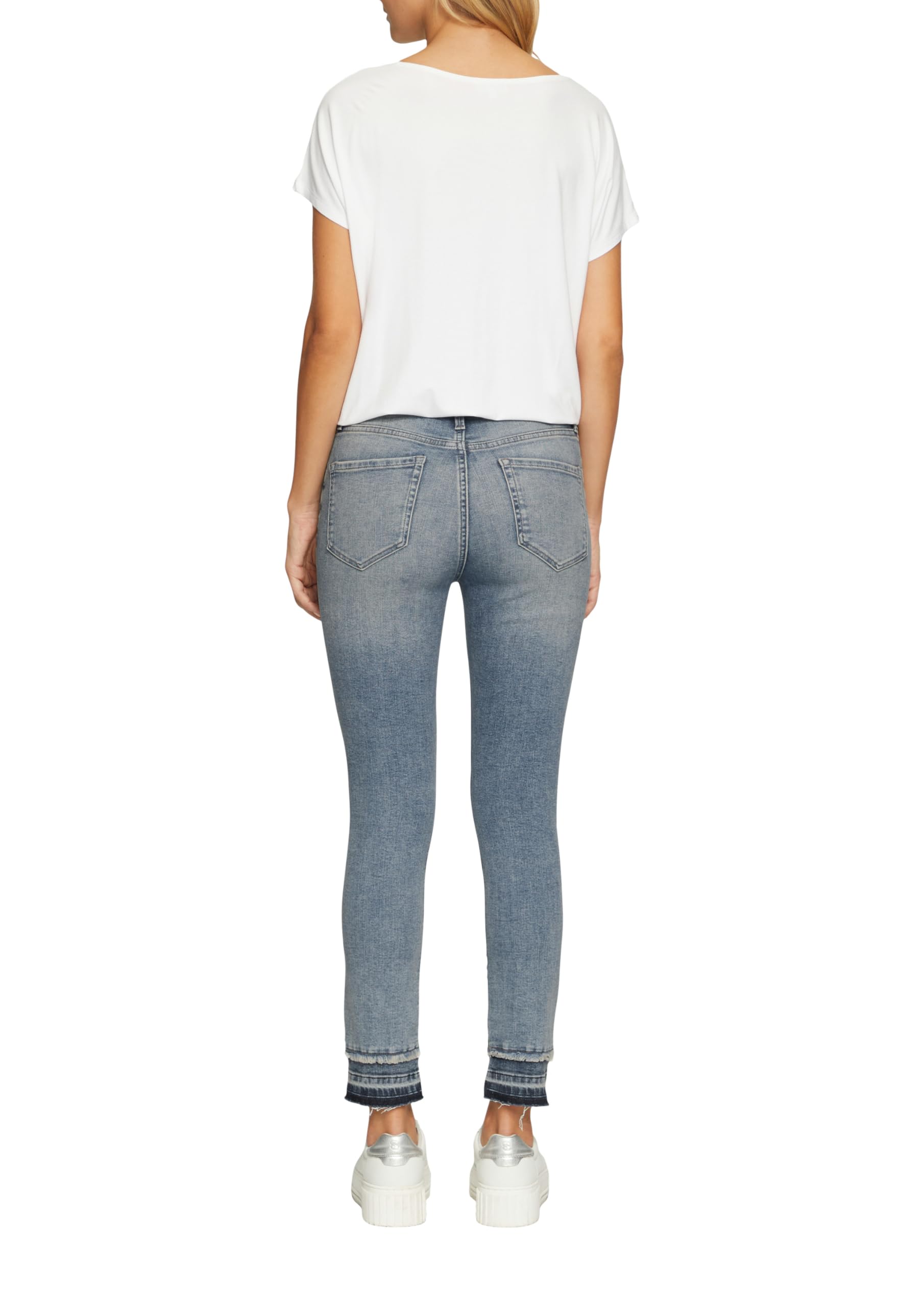 s.Oliver Red Label Izabell Jeans Cropped Skinny offener Saum