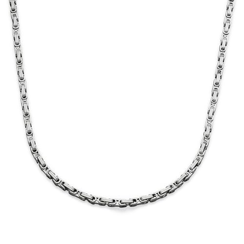 s.Oliver Königskette Halskette Armband Silber Edelstahl