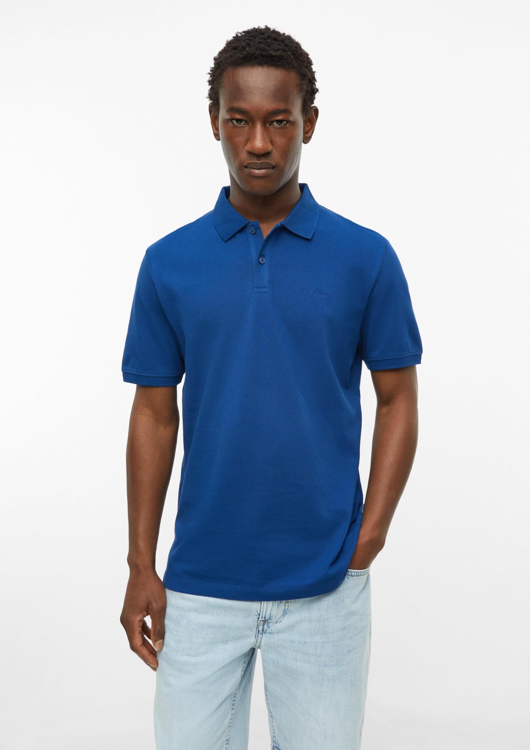 s.Oliver Herren Poloshirt Baumwollpiqué 1er Pack Baumwolle