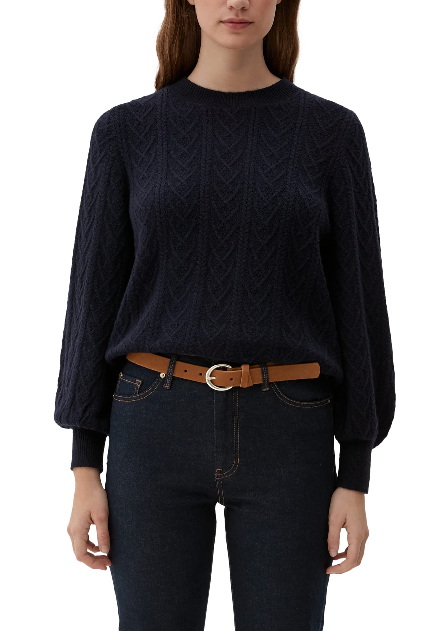 s.Oliver RED LABEL Gürtel 95 Leder schwarz Damen