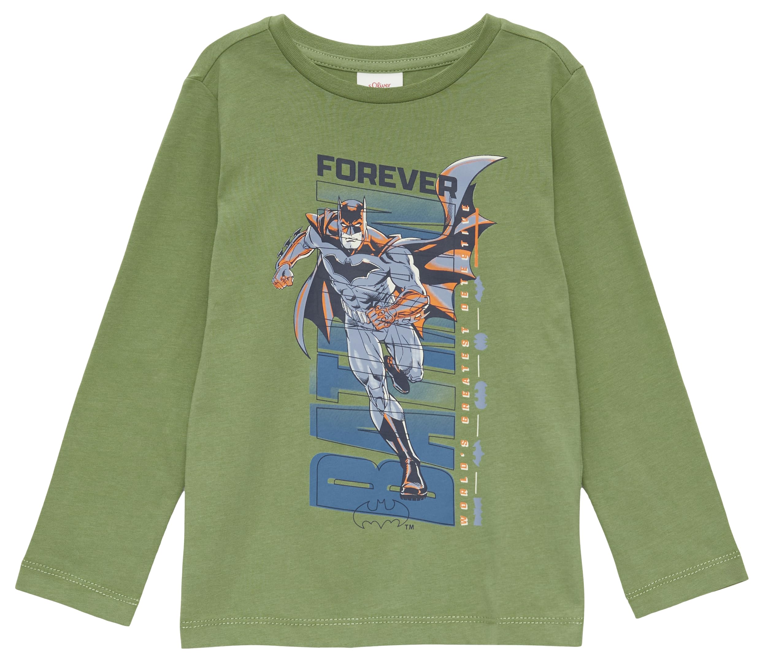 s.Oliver Junior 2150282 Langarmshirt Batman rot 92-98
