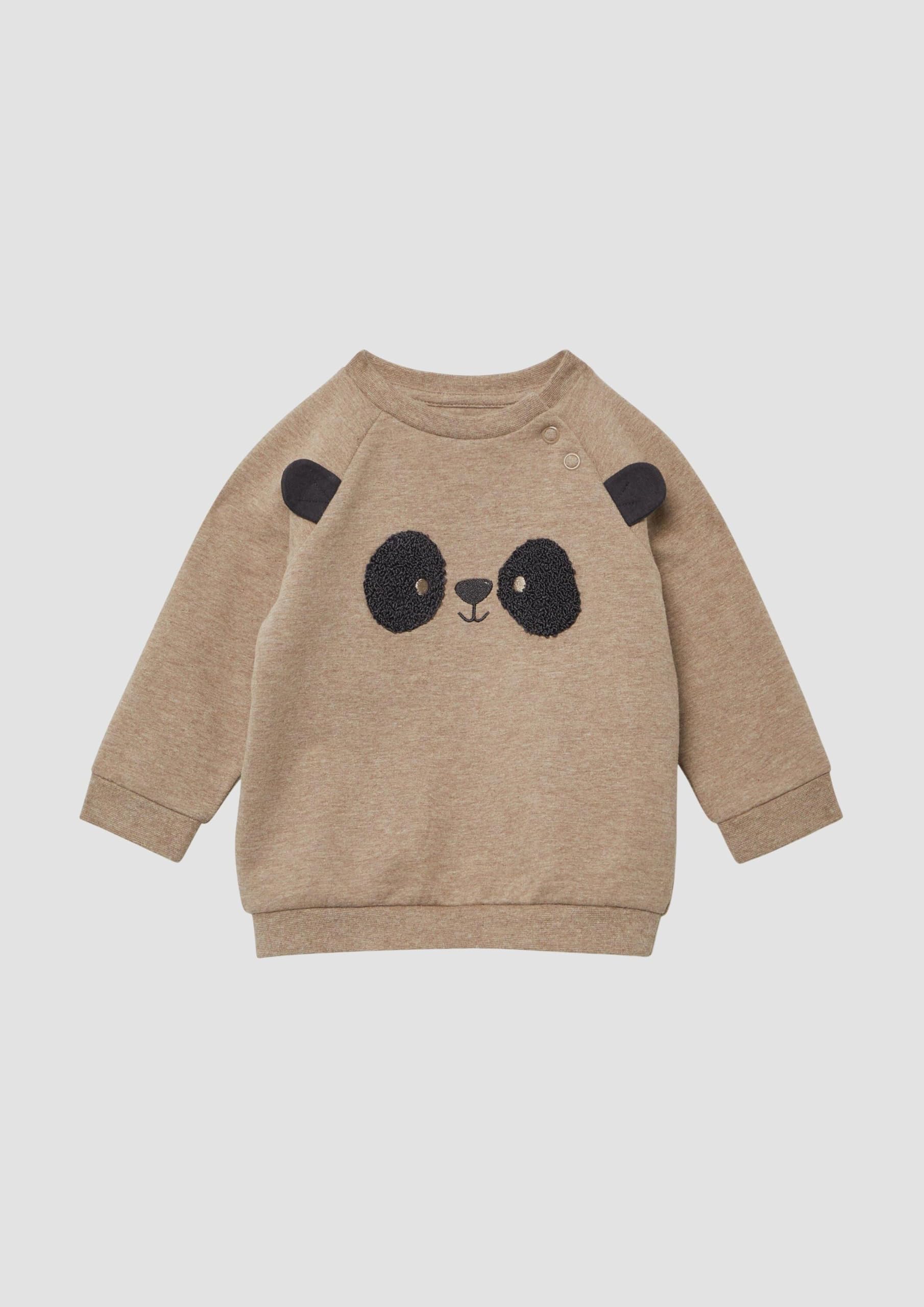 s.Oliver RED LABEL Panda Sweatshirt Gr. 80 kuschelig