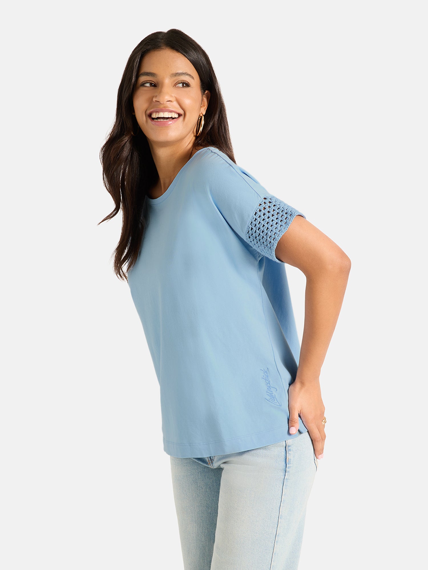 Lieblingsstück CarinaL Shirt white Elasthan