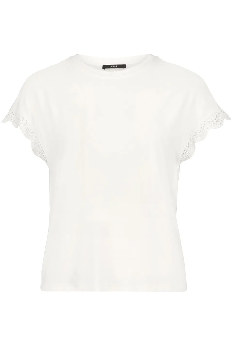 zero Shirt mit Spitze Gr. 38 Eggnog