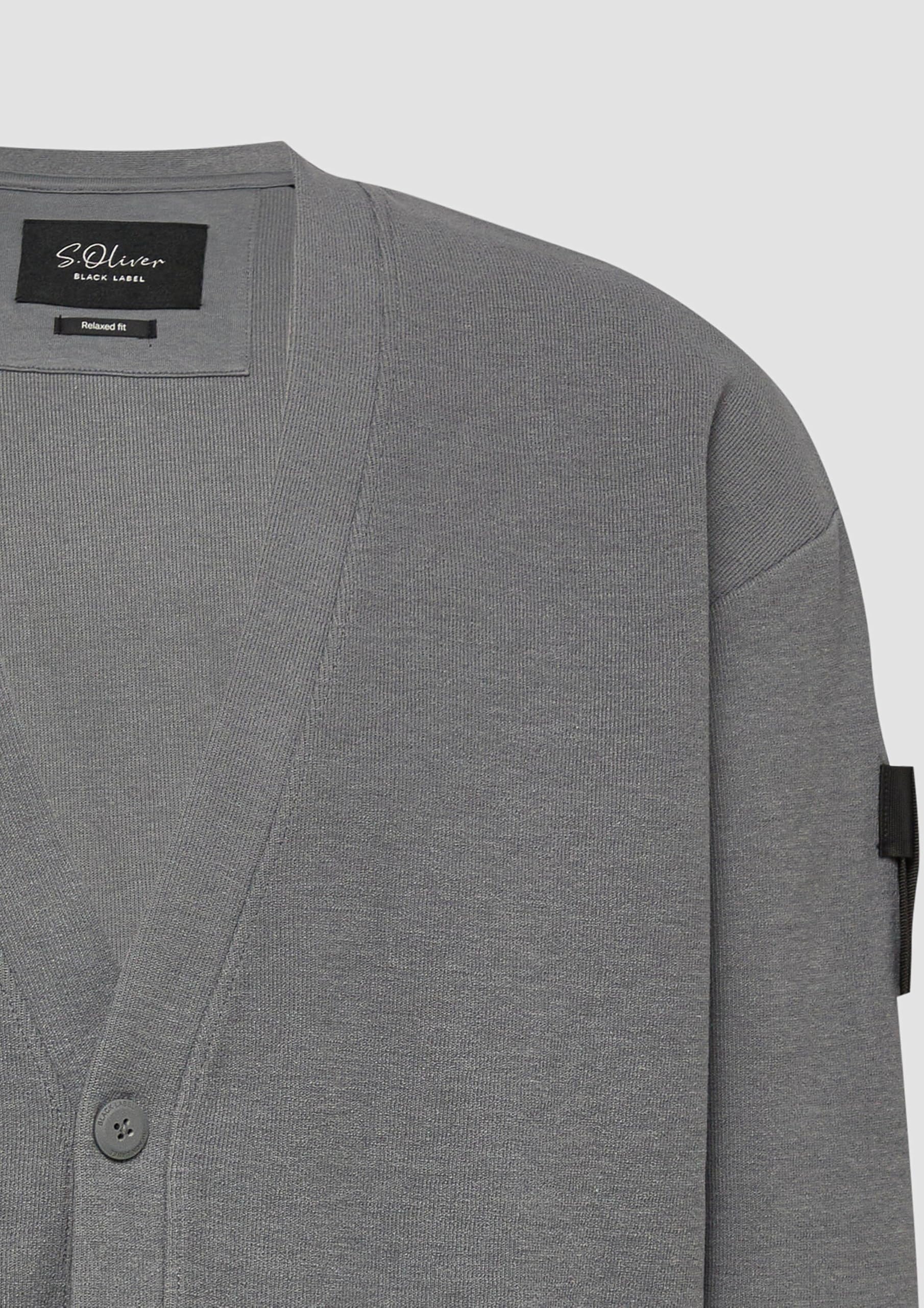 s.Oliver Black Label Cardigan Relaxed-Fit M Sweat