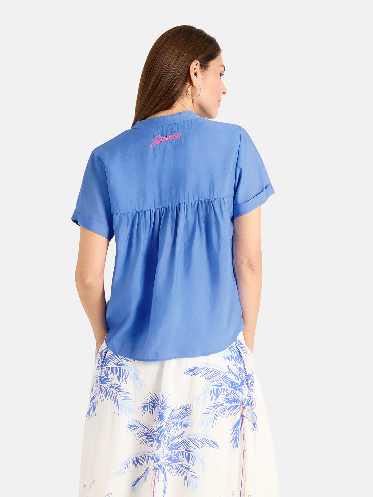 Lieblingsstück AlaisL Bluse Baumwollmix royal blue