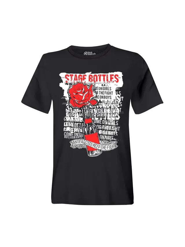 Stage Bottles Antifascists T-Shirt schwarz