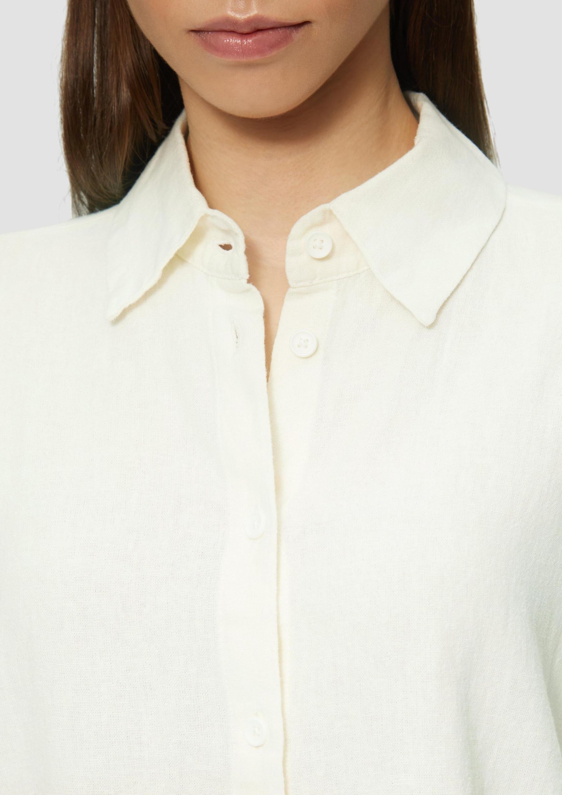 s.Oliver QS Bluse Langarm Leinen Damenbluse