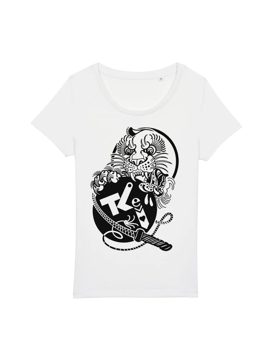 Julietta Weimer Tätowierkunstverein T-Shirt Damen weiß