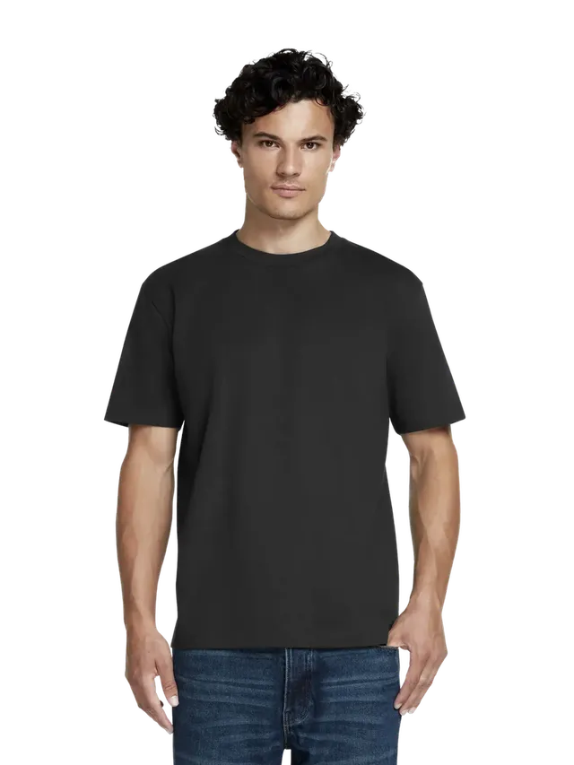 dna merch Schweres T-Shirt Unisex T-Shirt Schwarz aus Bio-Baumwolle
