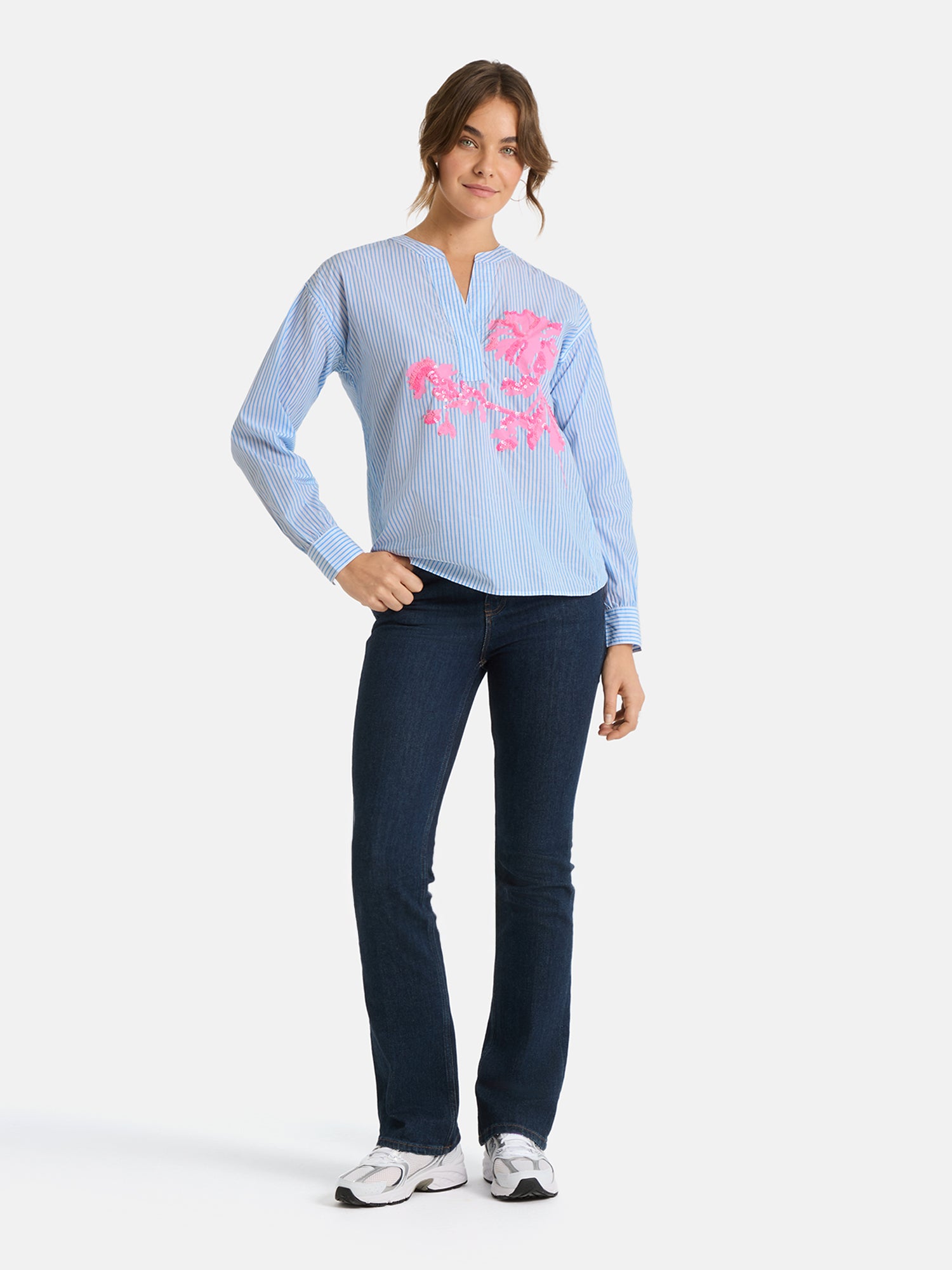 Lieblingsstück EdanaL Bluse skyblue aus Baumwolle