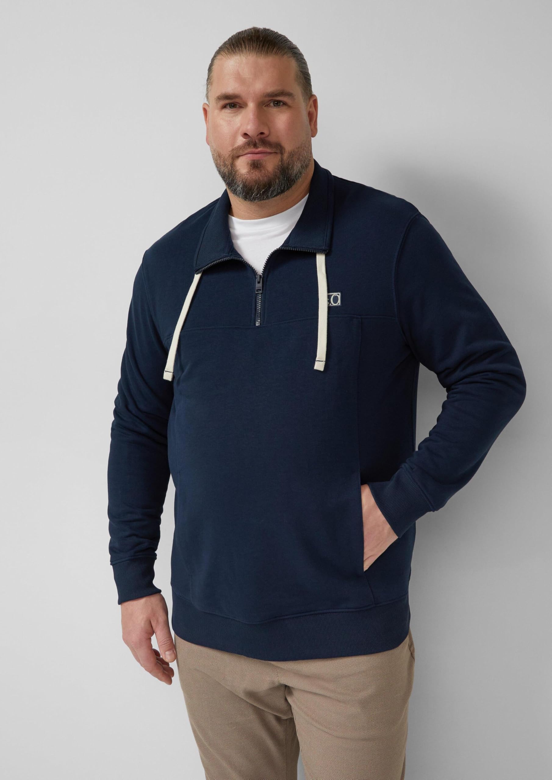 s.Oliver RED LABEL Sweatshirt 3XL Label-Patch