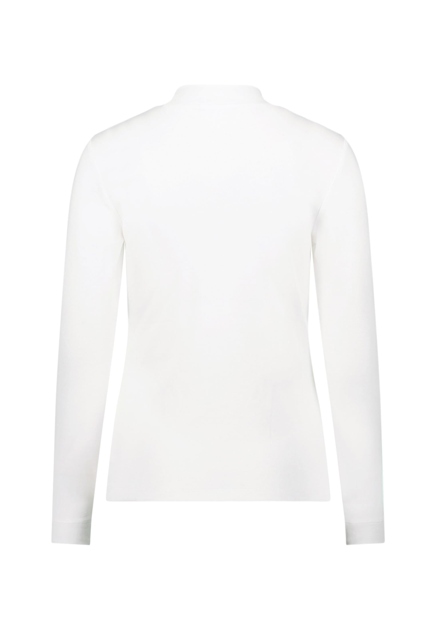 zero Langarmshirt Stehkragen Offwhite Gr. 38