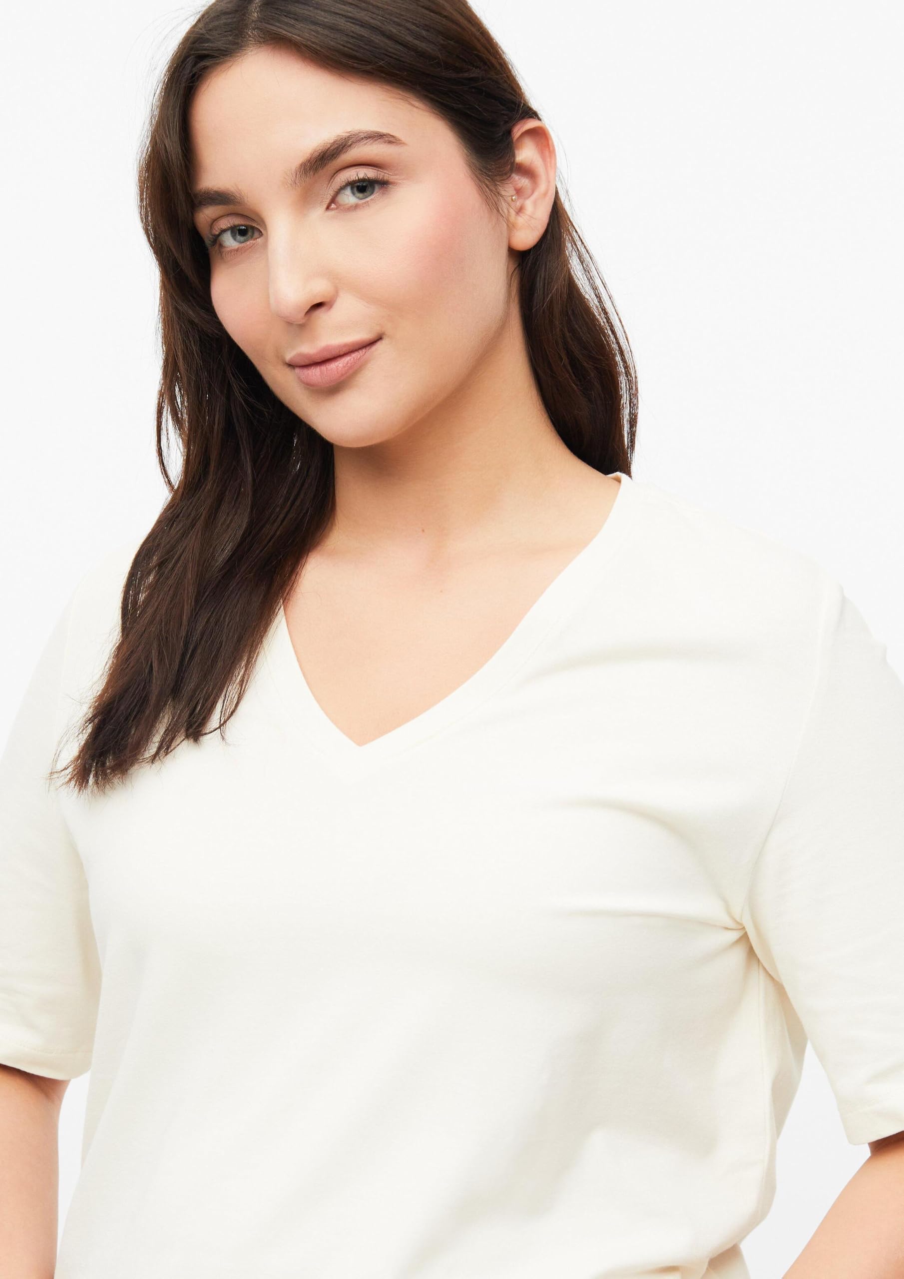 s.Oliver RED LABEL T-Shirt V-Neck Baumwolle