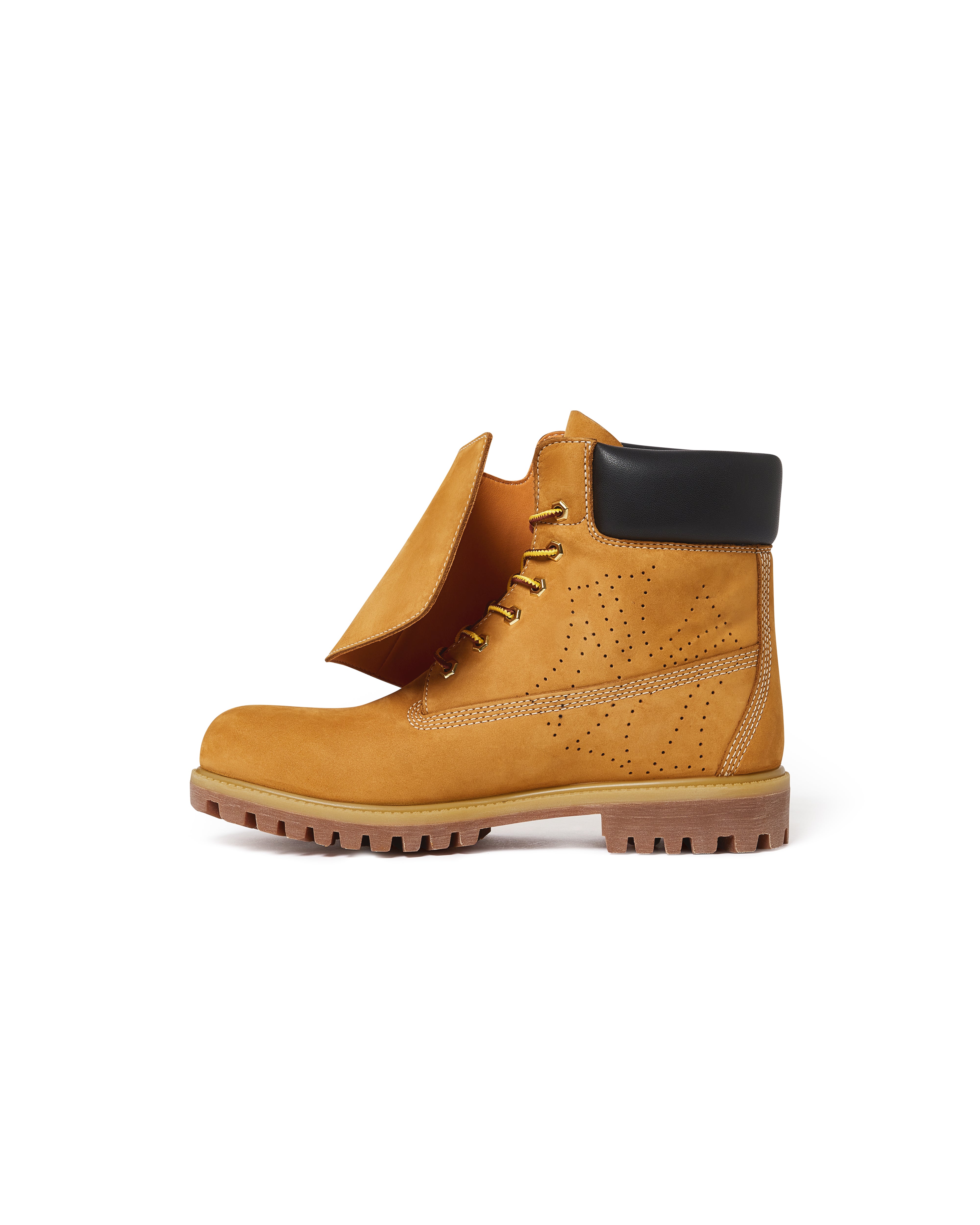 Mowalola Reign Boot Stiefel Gold Digger Nubuk