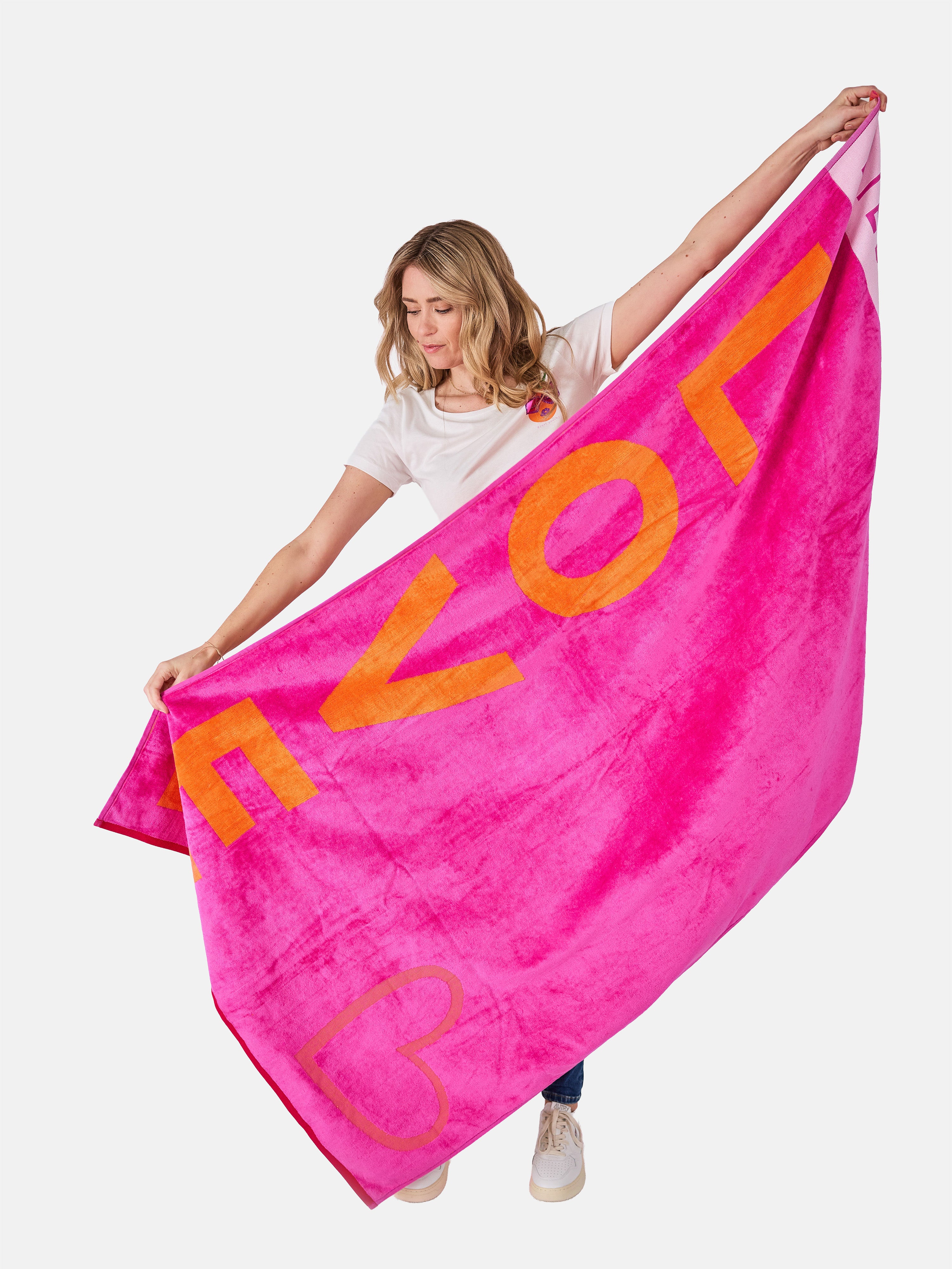 Lieblingsstück LovetowelL Badetuch lovely pink Baumwolle