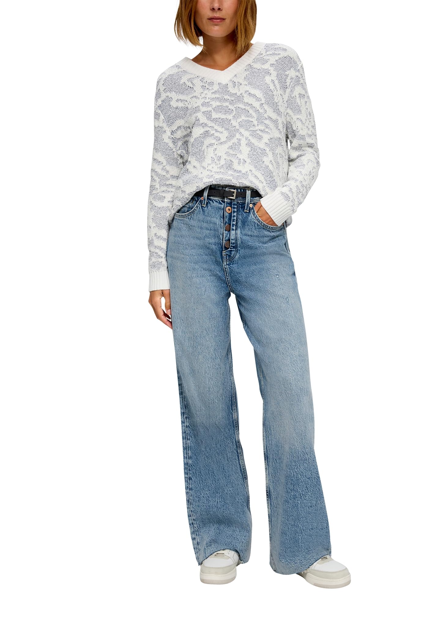 s.Oliver RED LABEL Damen Ledergürtel M 1,5 cm