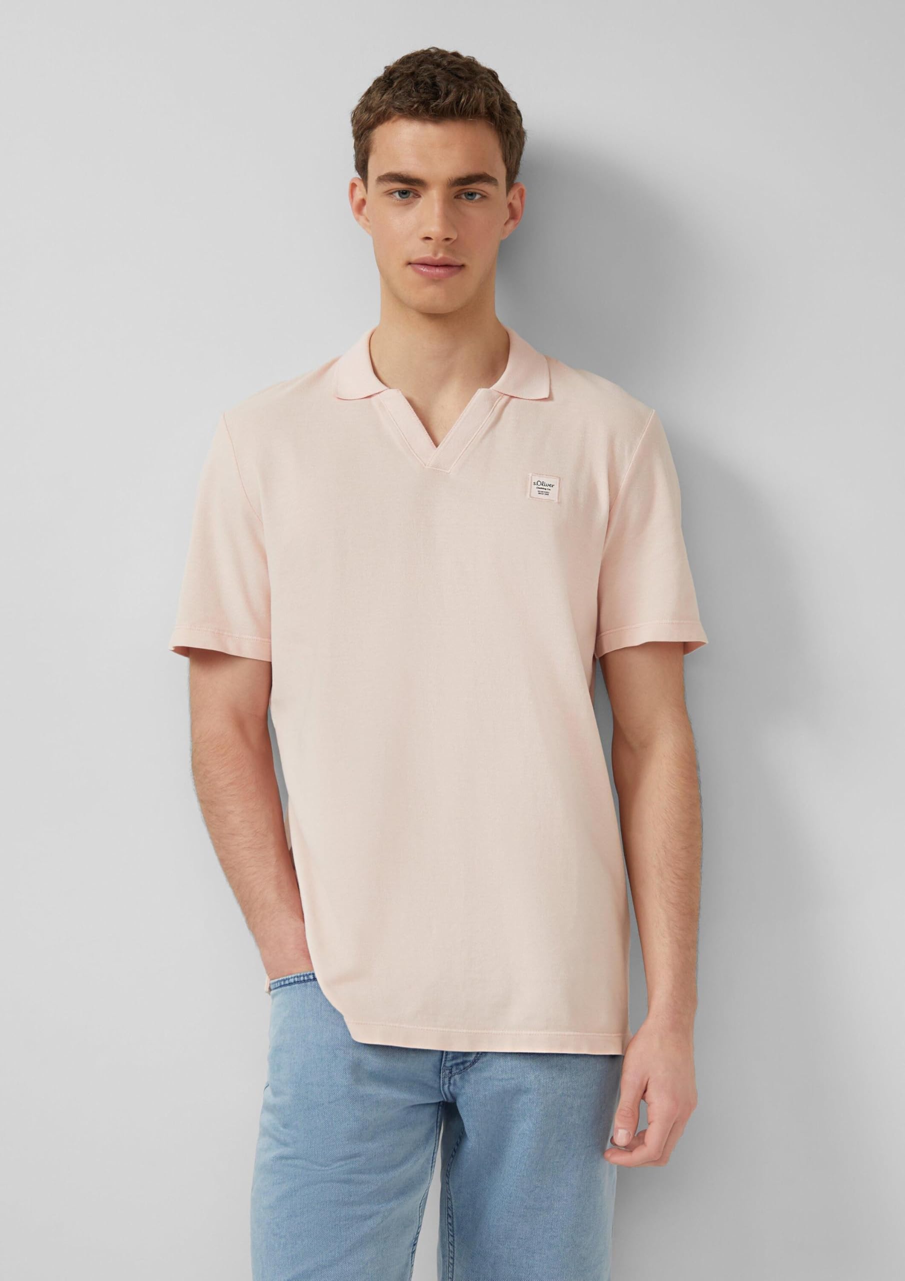 s.Oliver Junior Poloshirt Baumwoll-Piqué Garment Dye