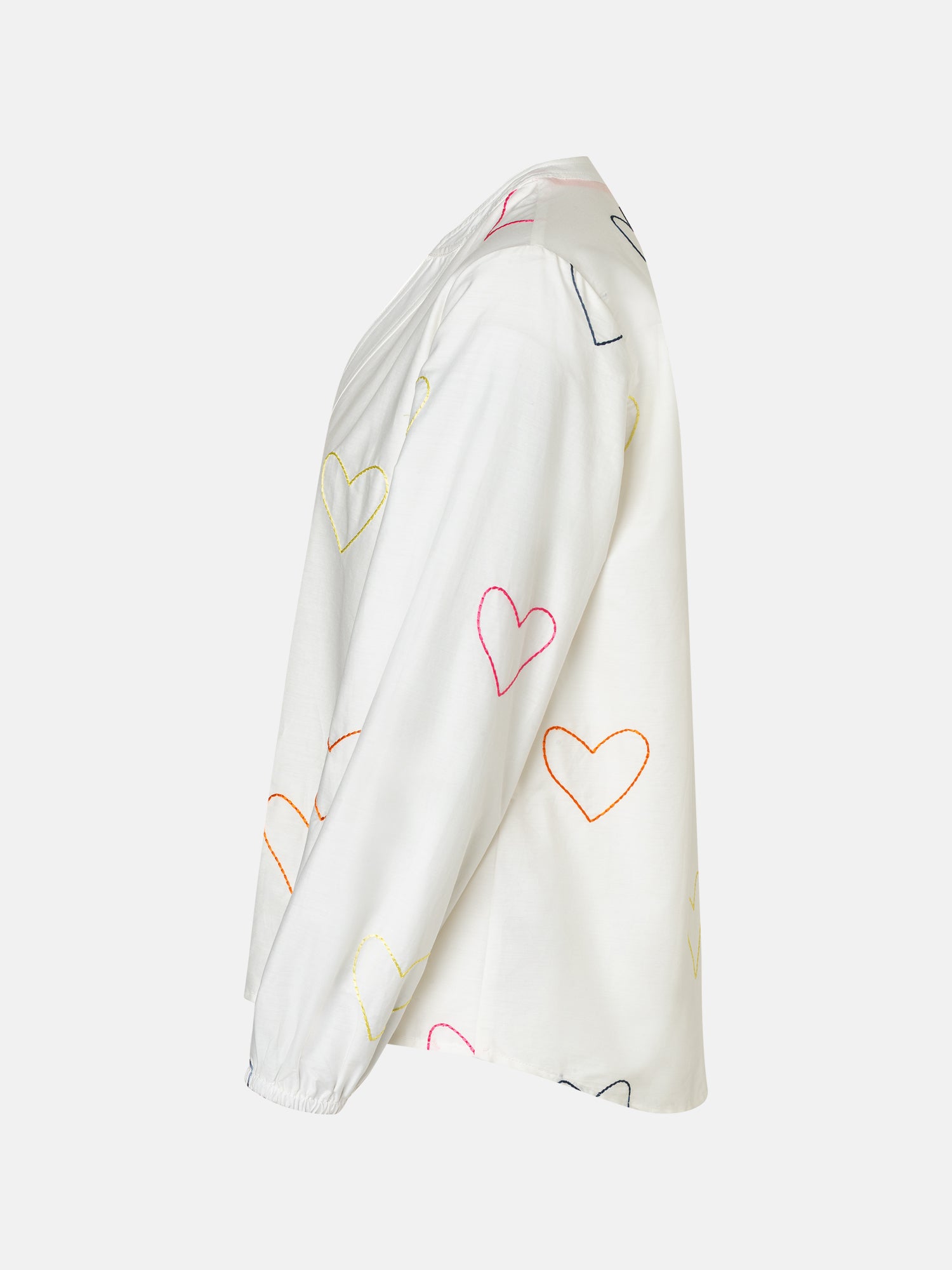 Lieblingsstück EnricaL Bluse white Herz Baumwolle