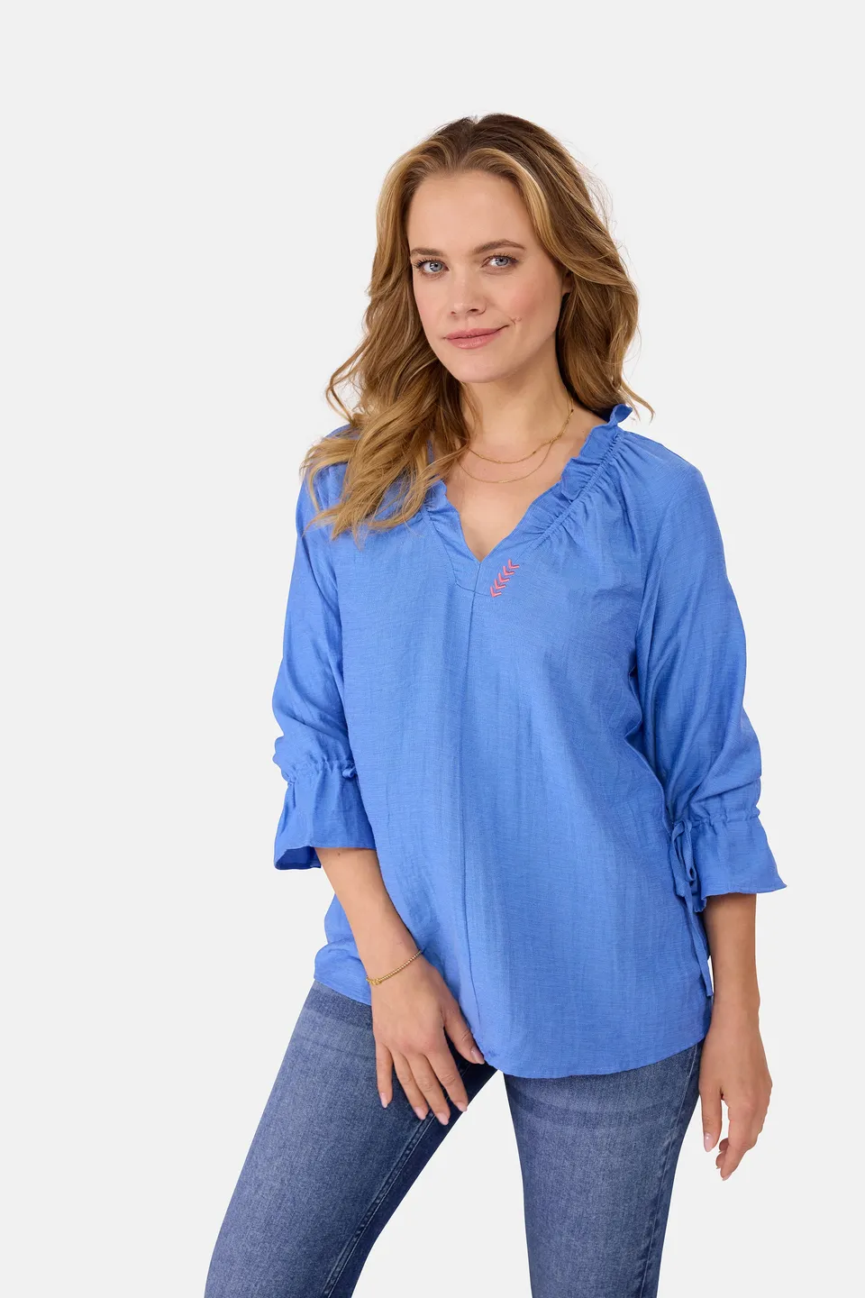 Lieblingsstück EriceL Bluse Viskosemix Jeansoptik