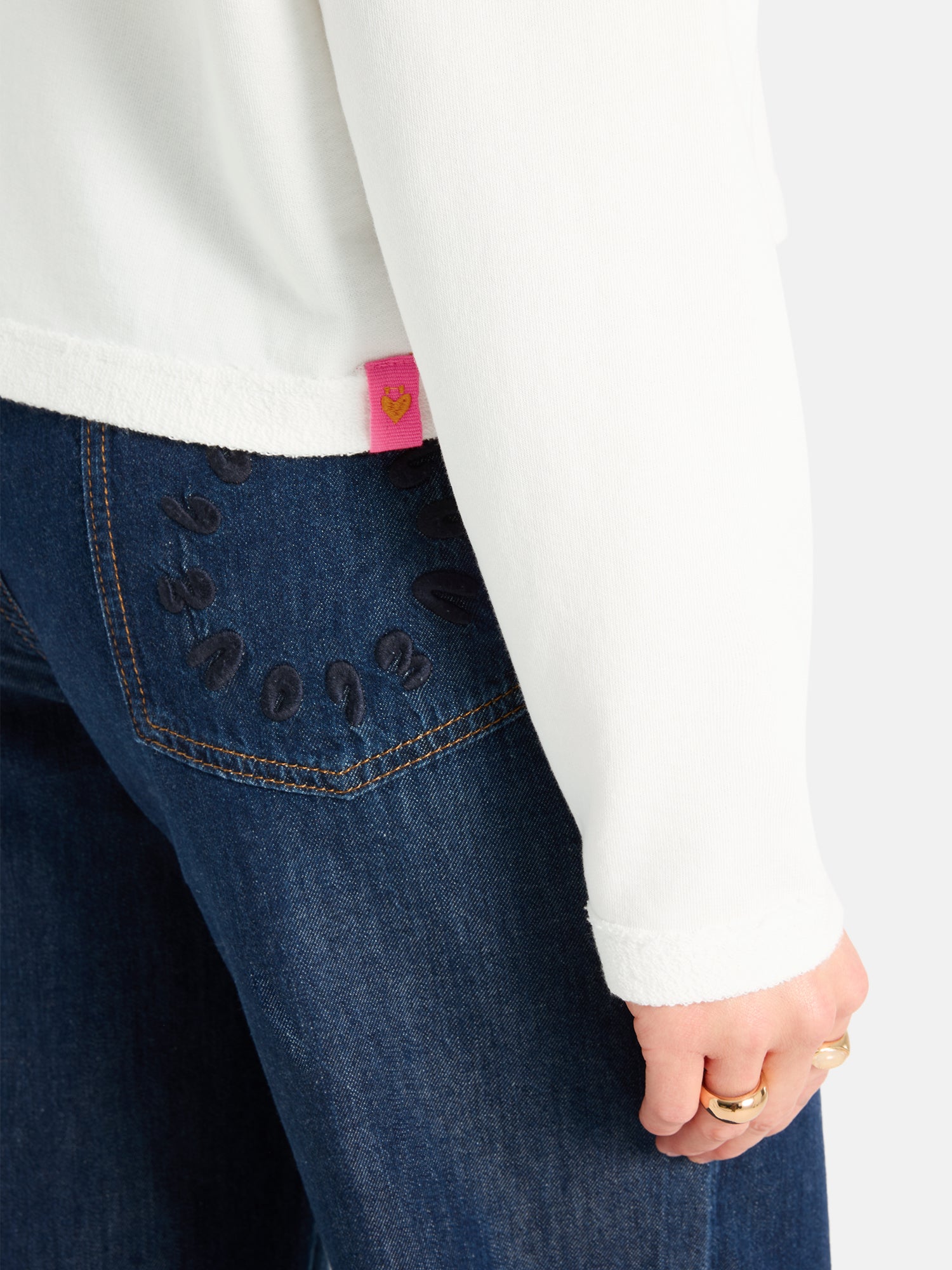 Lieblingsstück GwendyL Sweatjacke offwhite Baumwollmix Kapuze