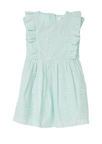 s.Oliver Junior Flügelärmel Kleid floral grün