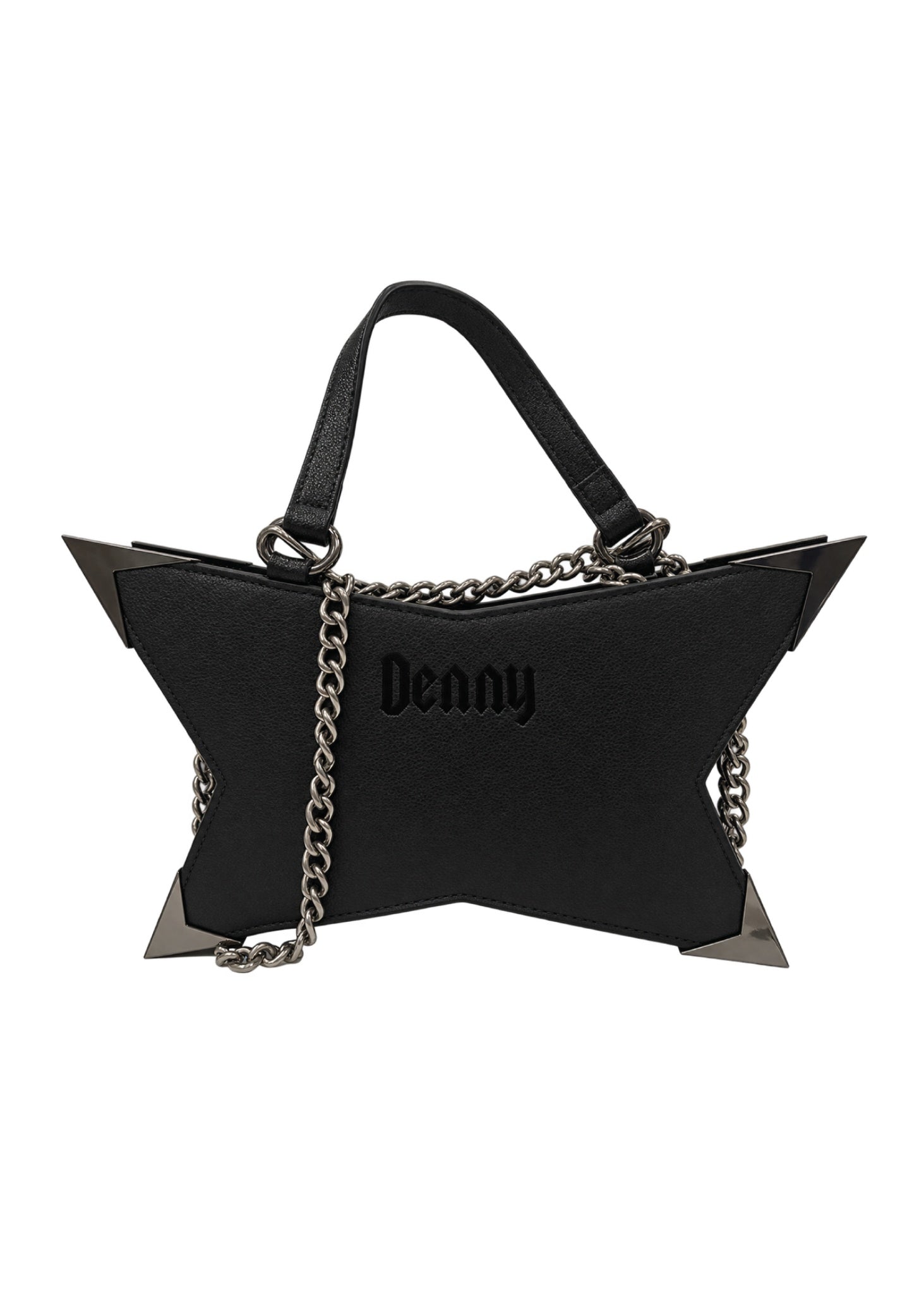 Denny Rose The Star Bag Umhängetasche Schwarz Kunstleder