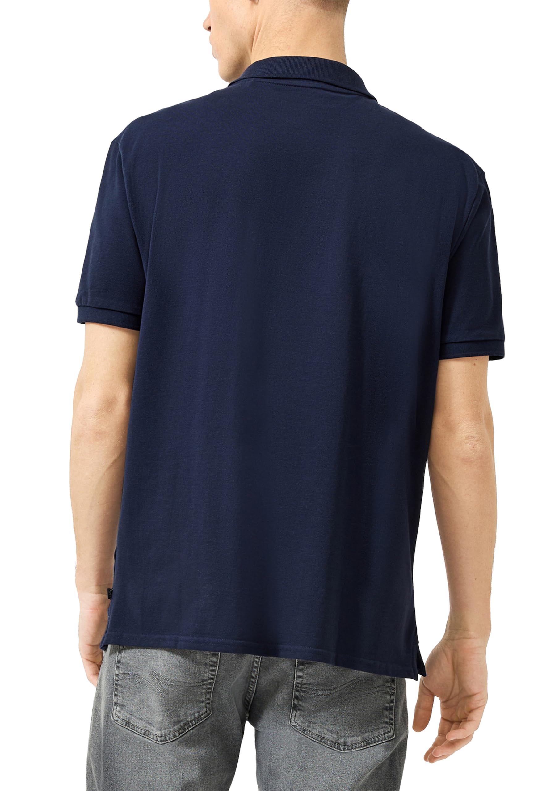 s.Oliver T-Shirt Flammgarn Baumwollmix Weiß