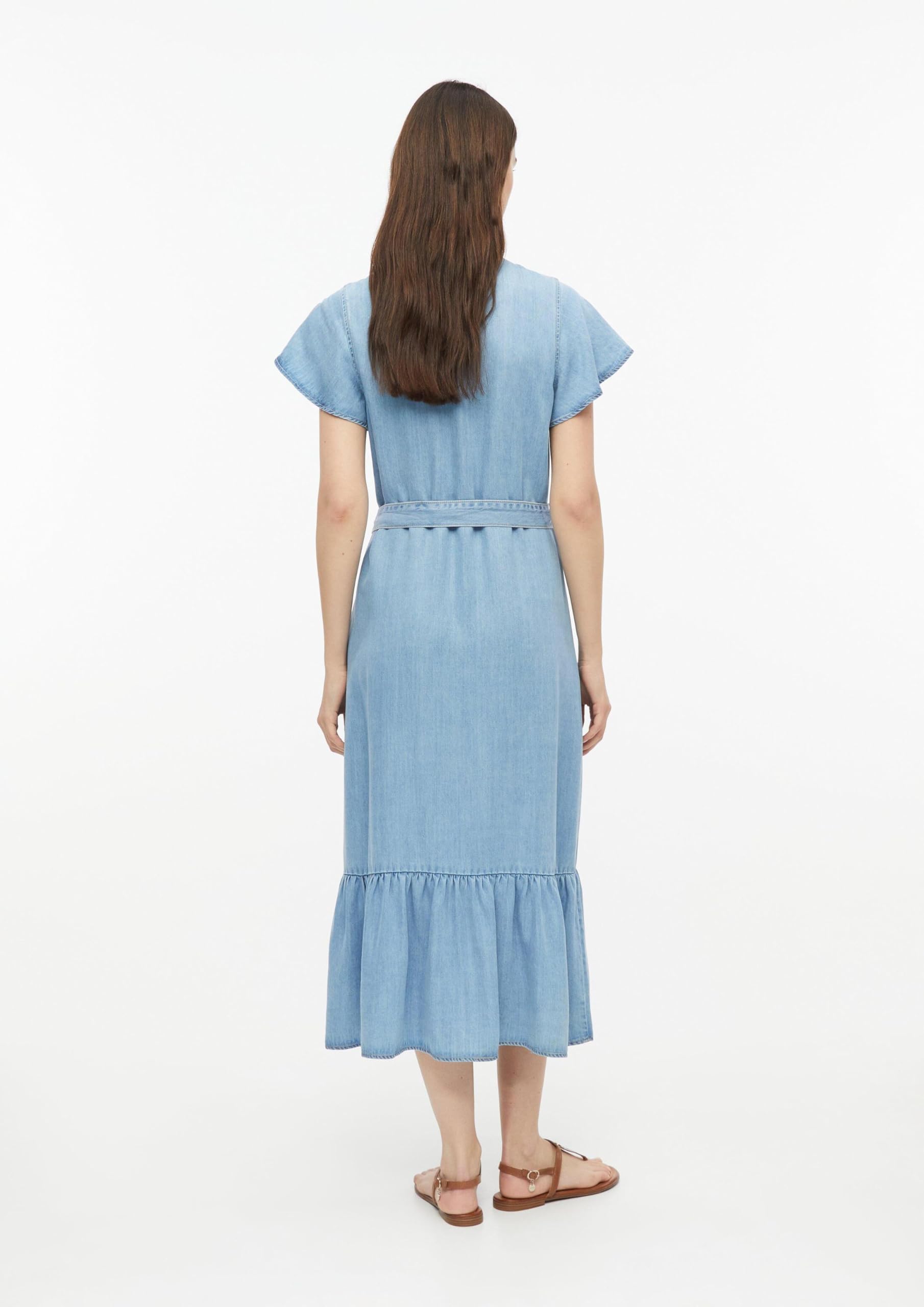 s.Oliver Red Label Midi-Denimkleid Gr.46 Lyocell