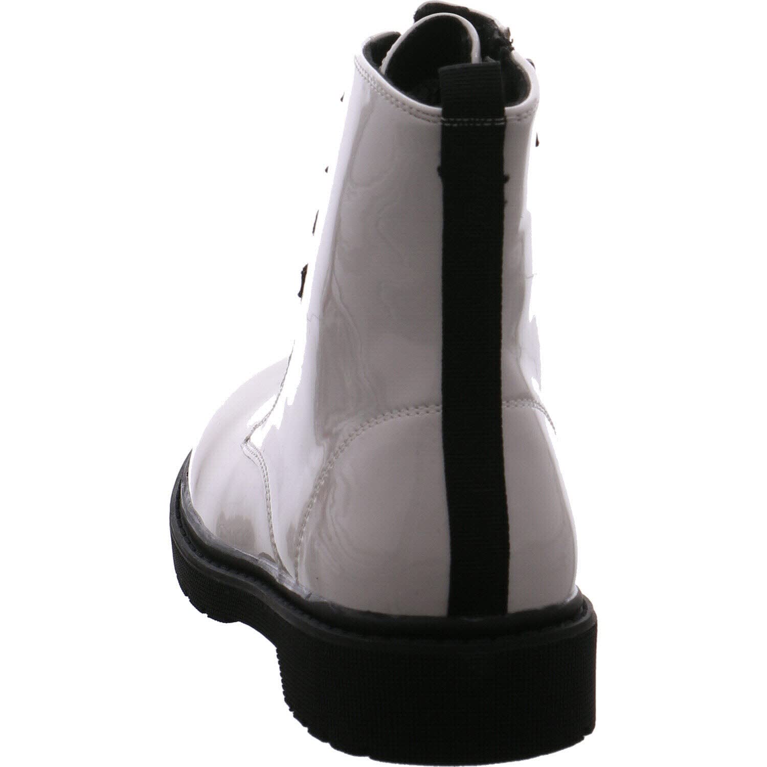 s.Oliver 45211 Mädchen Stiefelette Weiß Lack