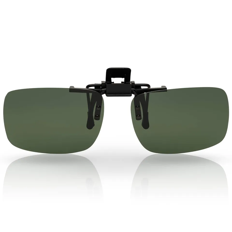BEZLIT Clip-On Sonnenbrillenaufsatz Grau UV400 polarisiert