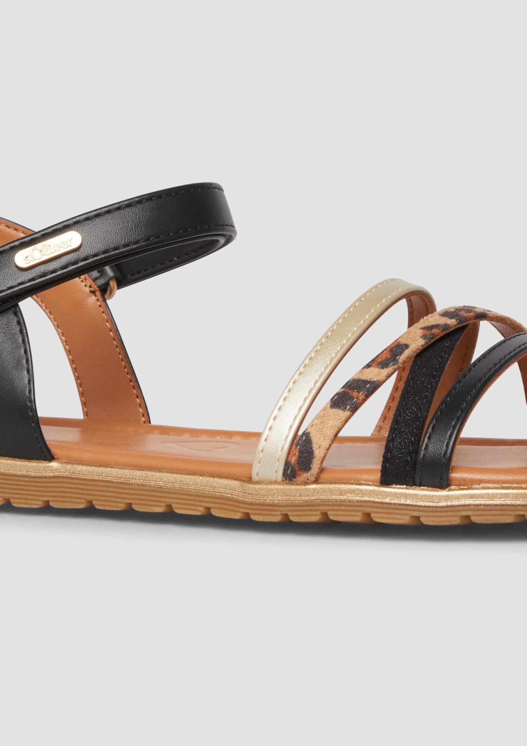 s.Oliver Junior Sandalen Multicolor Metallic Klett