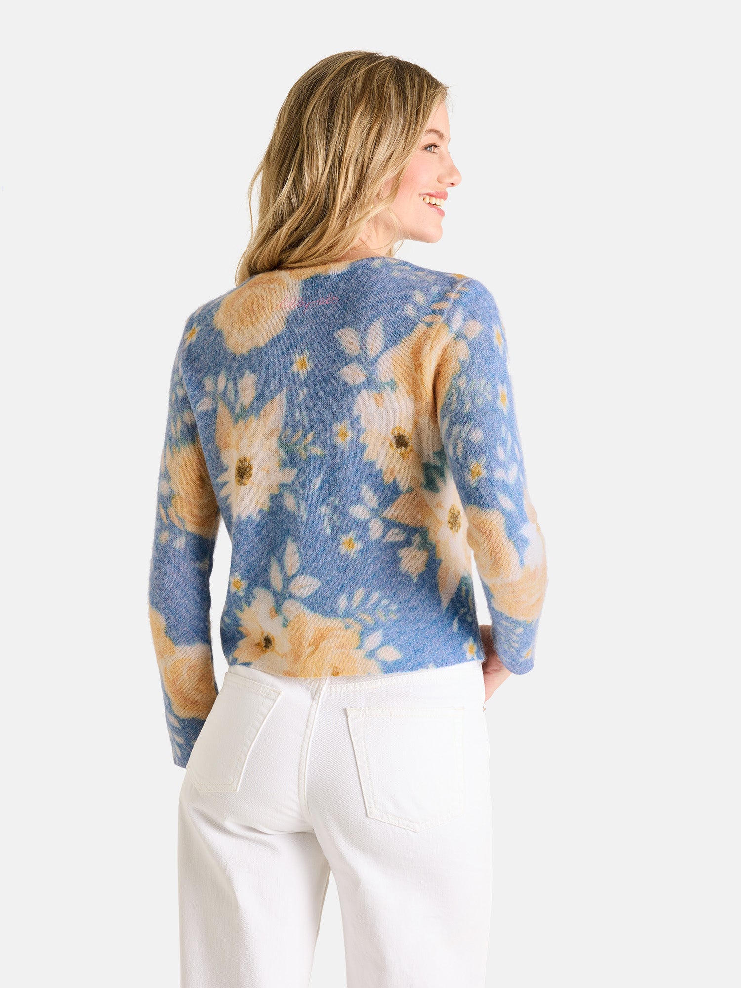 Lieblingsstück ZäzilieL Strickjacke pearl blue aus Alpaka