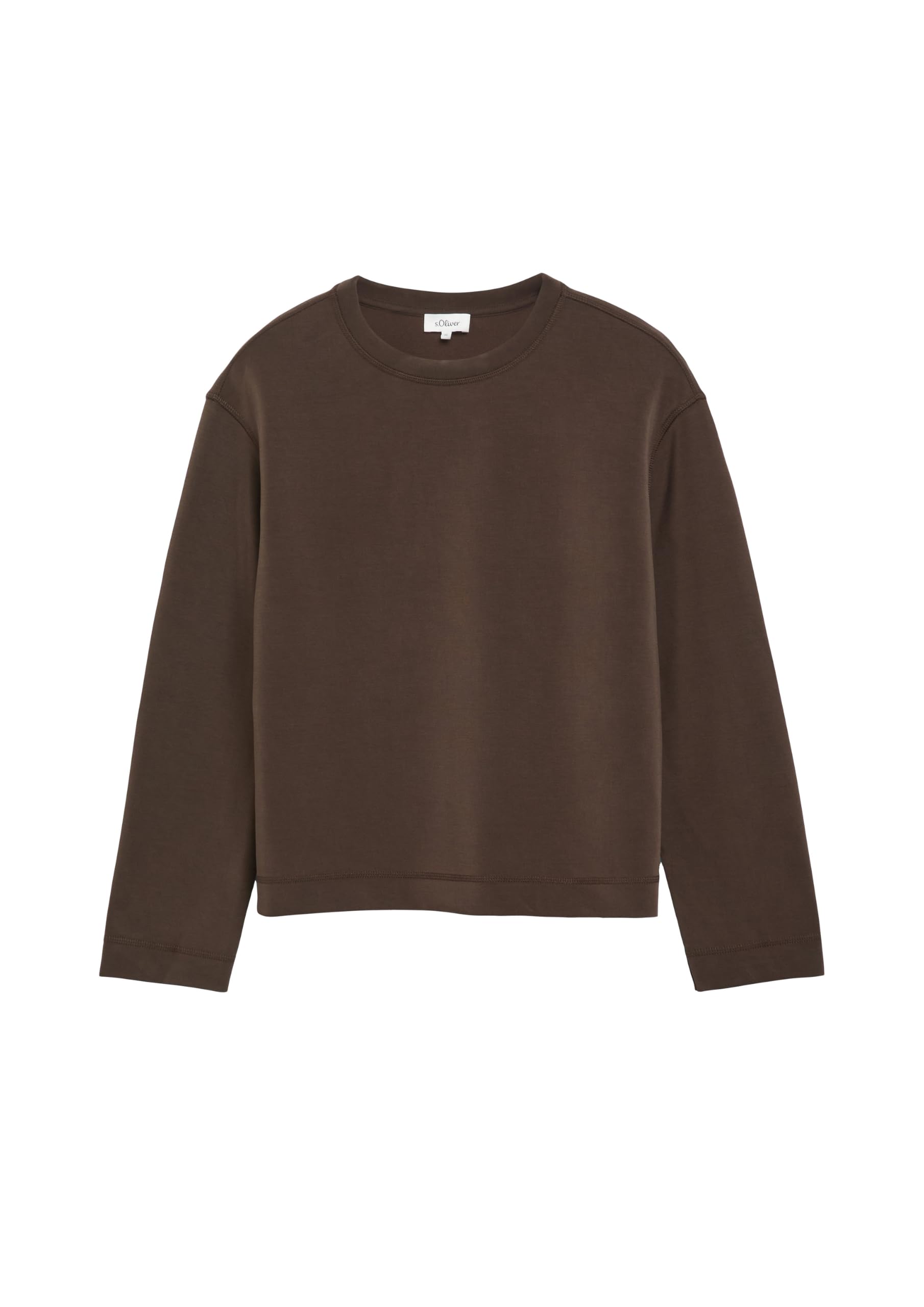 s.Oliver RED LABEL Scuba-Sweatshirt weiter Arm