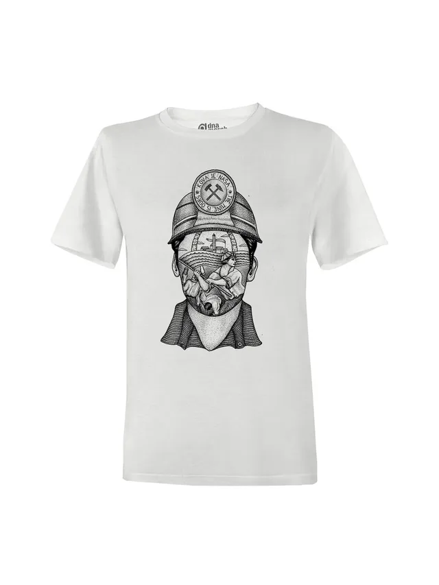 dna merch Die Mine Gehört Uns T-Shirt Unisex weiß Baumwolle