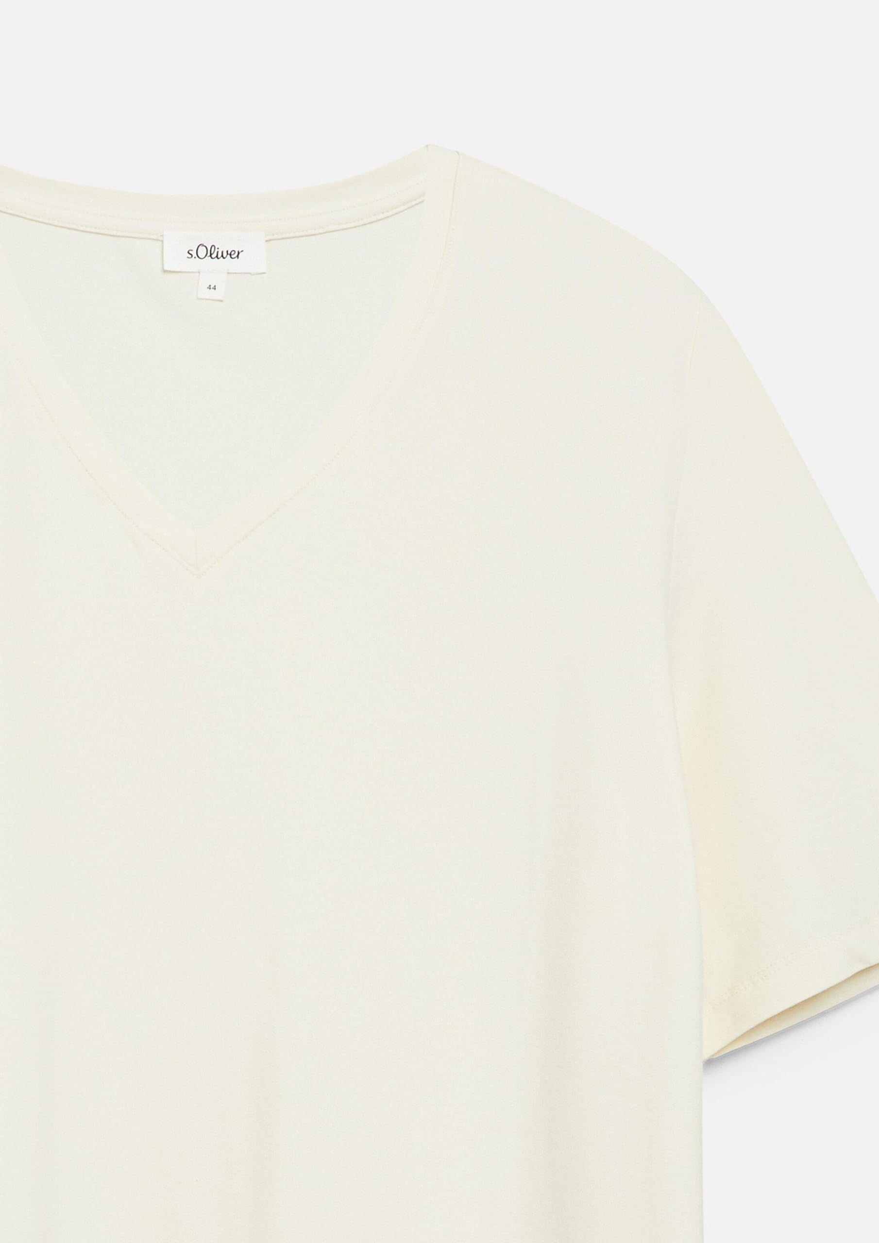 s.Oliver RED LABEL T-Shirt V-Neck Baumwolle