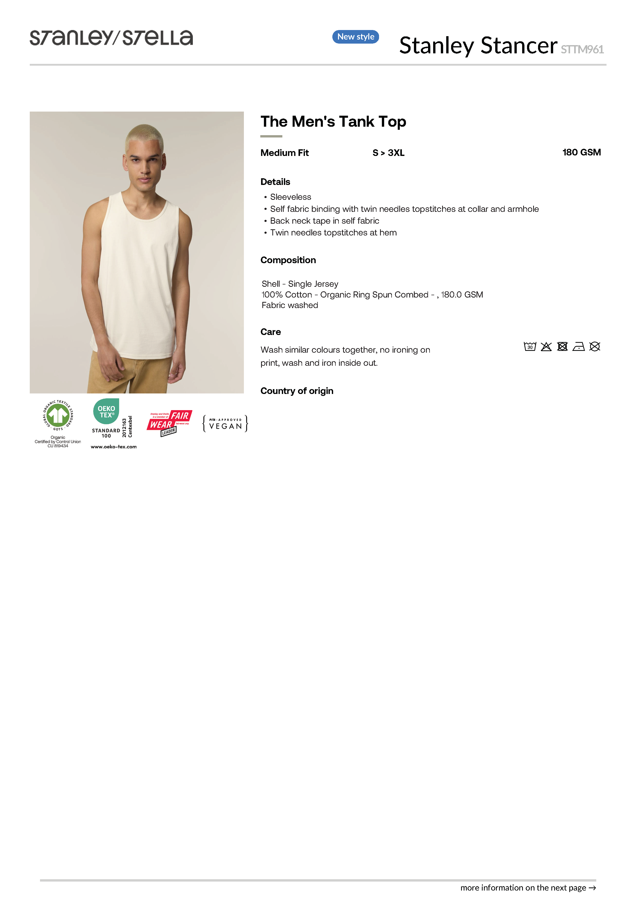 dna merch Gin Bottle Riot 1964 Tanktop Unisex Flaschendruck