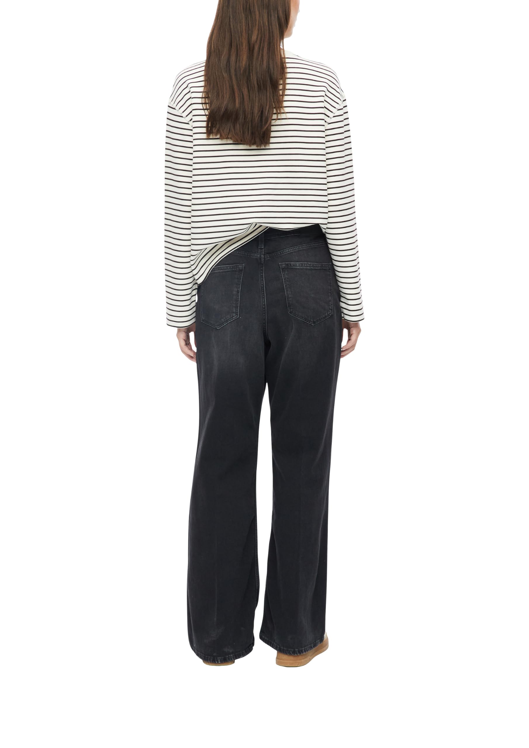 s.Oliver Suri 2181346 Wide Leg Jeans Dunkelgrau