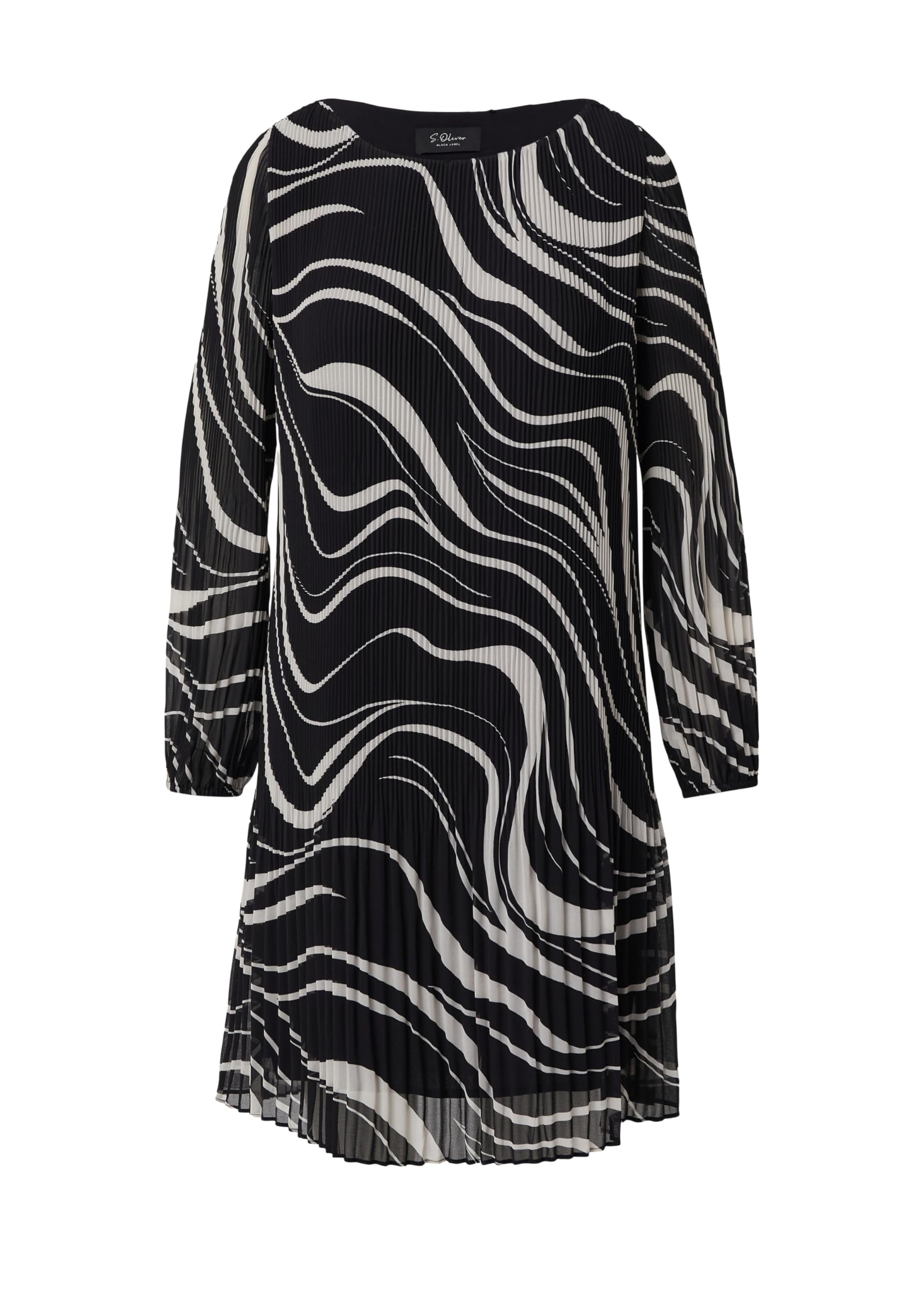 s.Oliver BLACK LABEL Kleid 99A3 Midi Gr.38 Allover