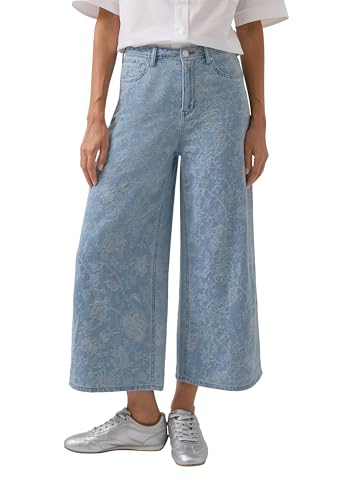 s.Oliver Red Label Culotte-Jeans Suri Gr.40 floral