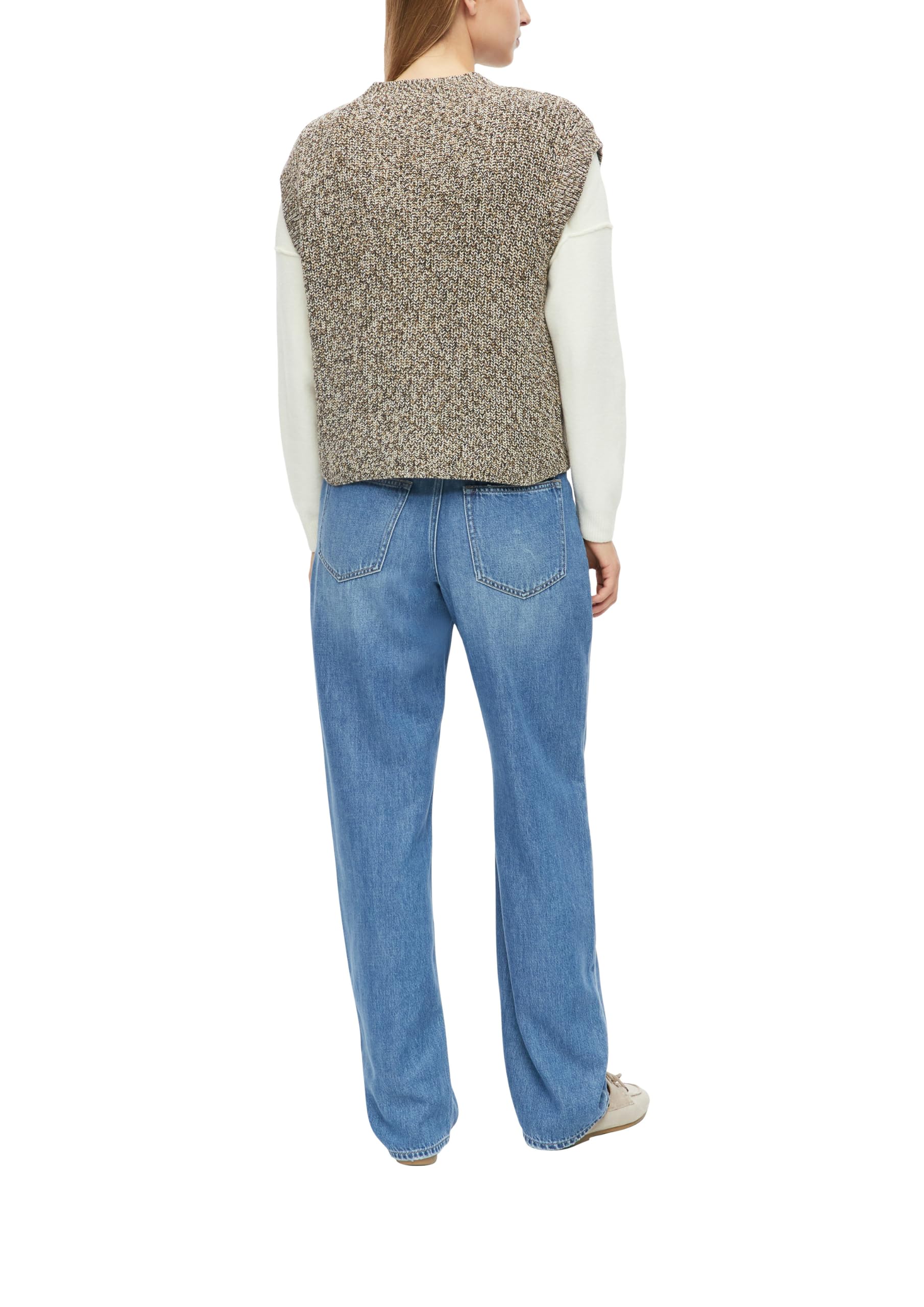 s.Oliver Red Label Pullover Kurzarm Damen Halbarm