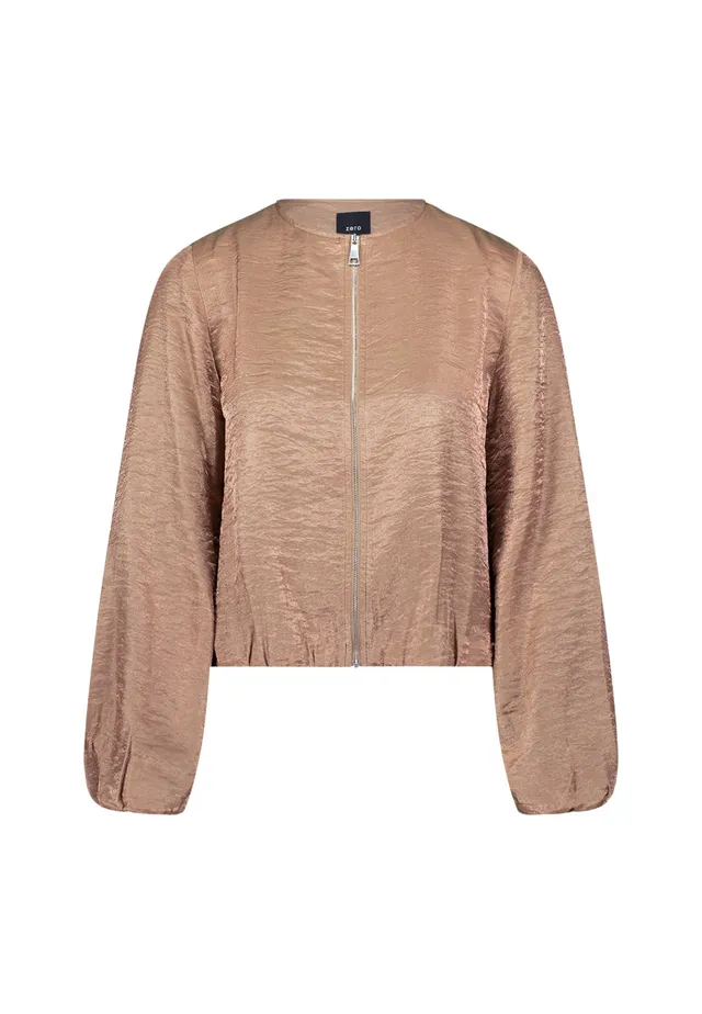 zero Jacke Knittereffekt Gr.40 Mountain Trail modern