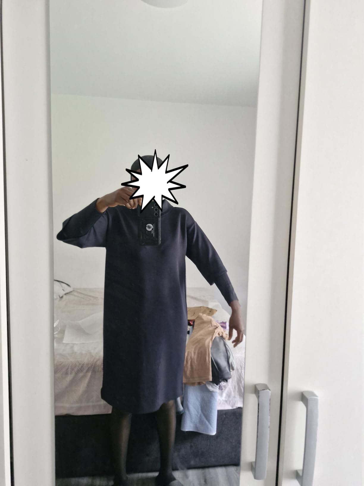 s.Oliver Junior Scuba-Kleid Layer Stehkragen Schwarz