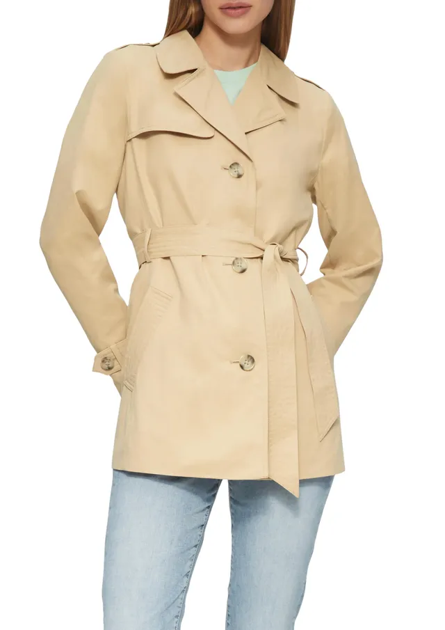 s.Oliver RED LABEL Trenchcoat kurz mit Gürtel 8404