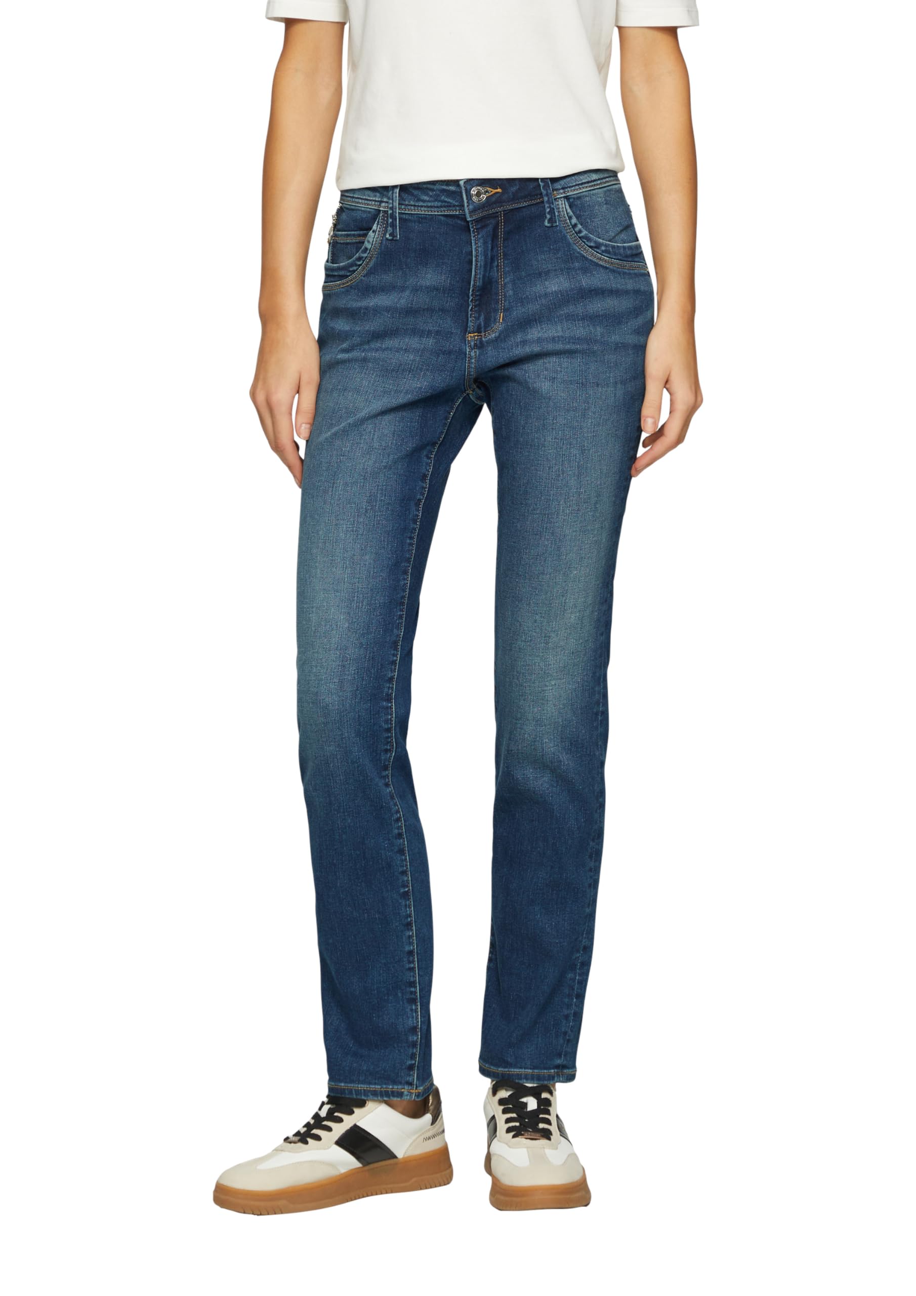 s.Oliver Red Label Betsy Mid Rise Slim Fit Jeans Grau